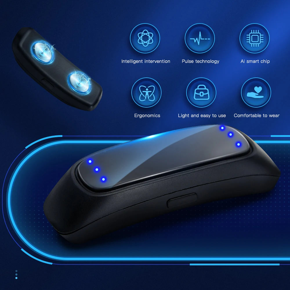 EMS Pulse Stop Snore Portable Comfortable Sleep