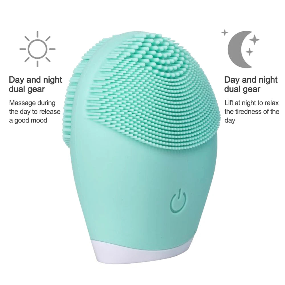 Silicone Facial Cleansing Brush Electric Face