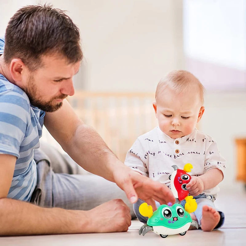 Crawling Crab Baby Toy Tummy Time for Baby