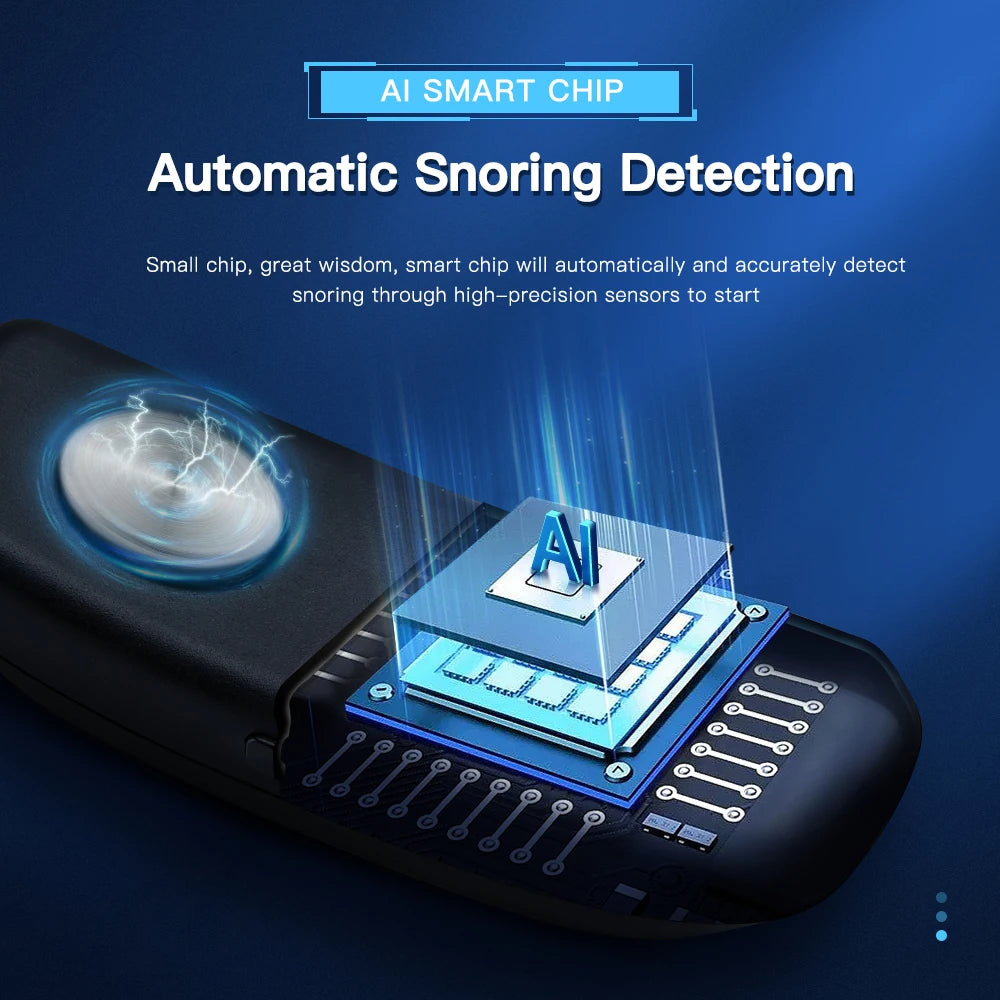 EMS Pulse Stop Snore Portable Comfortable Sleep