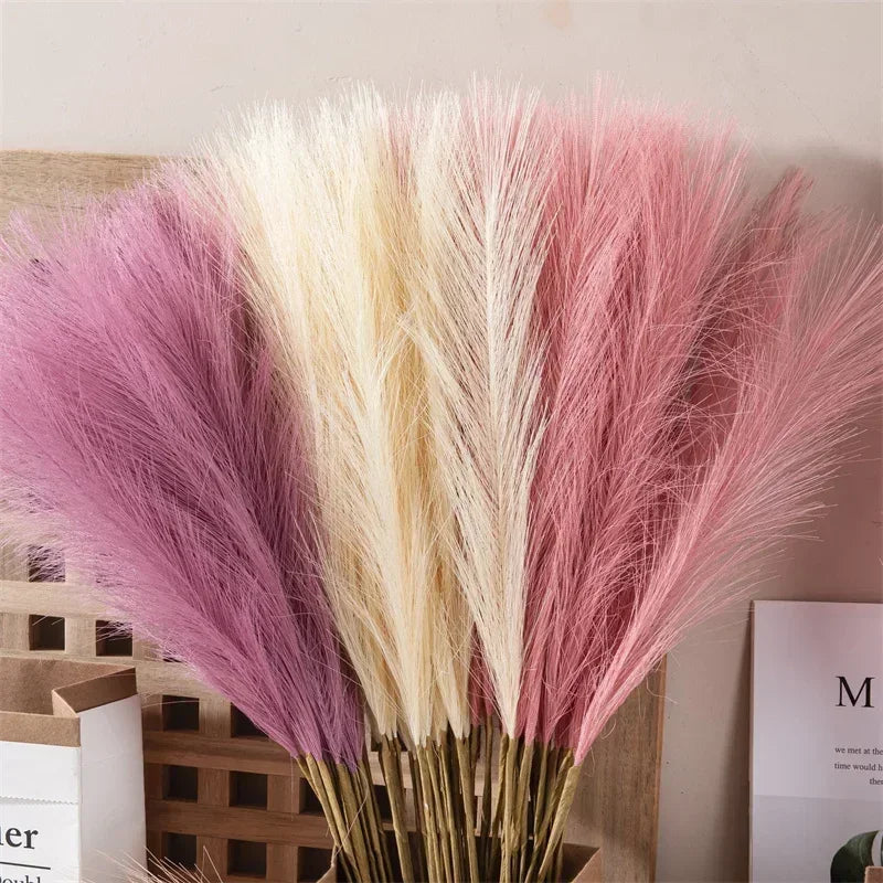 55CM 5PCS Fluffy Pampas Grass