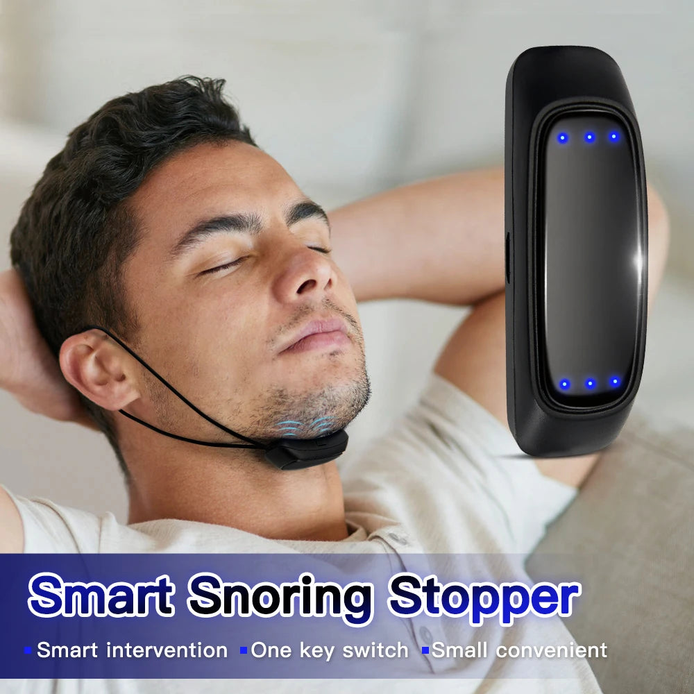 EMS Pulse Stop Snore Portable Comfortable Sleep